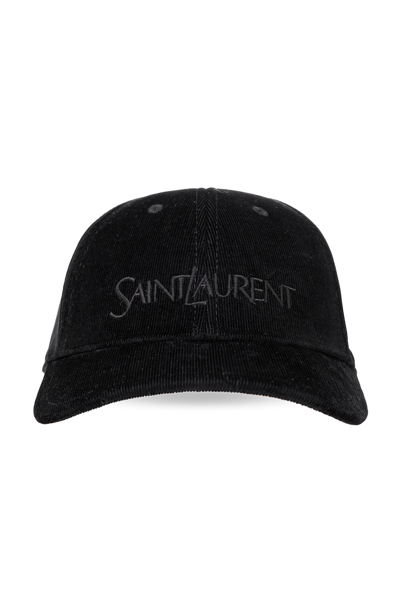 Black Corduroy baseball cap Saint Laurent - Vitkac Canada